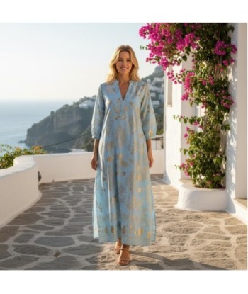 Isla Bonita By SIGRIS Kurta de Algodón 100% con Estampado de Coral
