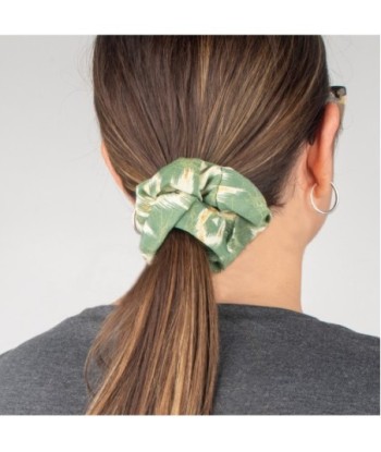 Coletero Azul Estampado para Mujer - Complemento de Moda Isla Bonita Boheme, Ideal para Peinados Elegantes y Casual