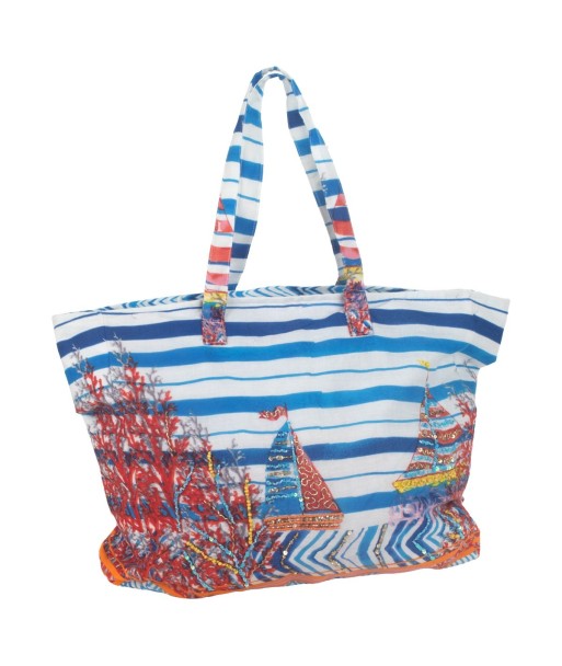 Isla Bonita By SIGRIS Bolso de Algodón Estilo Marinero
