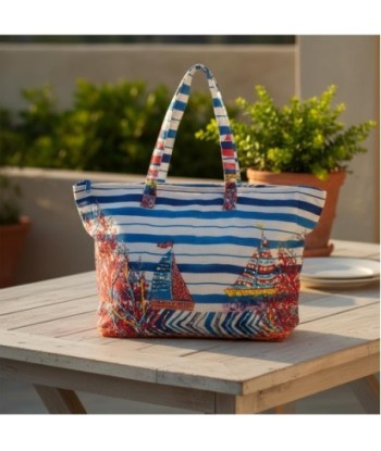 Isla Bonita By SIGRIS Bolso de Algodón Estilo Marinero