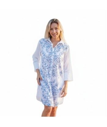 Isla Bonita By SIGRIS Vestido Camisero de Algodón con Diseño Floral