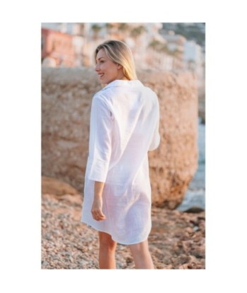 Isla Bonita By SIGRIS Vestido Camisero de Algodón con Diseño Floral