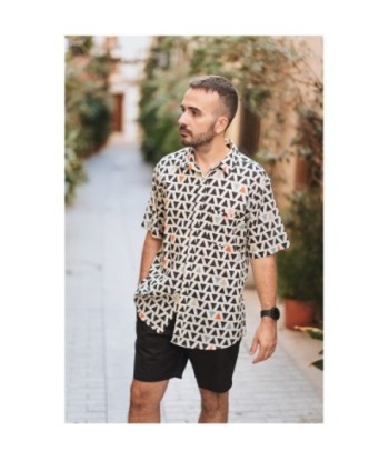 Camisa Hombre Rosa Estampada de Algodón - Moda Hombre, Camisa Manga Larga, Casual y Elegante para Ocasiones Especiales