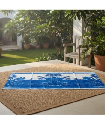 Isla Bonita By SIGRIS Pareo de Algodón con Estampado Tropical en Azul