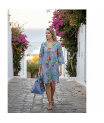 Isla Bonita By SIGRIS Kurta de Algodón con Estampado Floral
