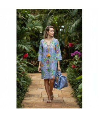 Isla Bonita By SIGRIS Kurta de Algodón con Estampado Floral