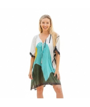 Isla Bonita By SIGRIS Poncho de Algodón Colorido para Playa