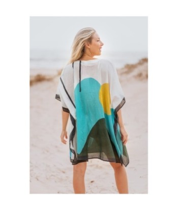 Isla Bonita By SIGRIS Poncho de Algodón Colorido para Playa
