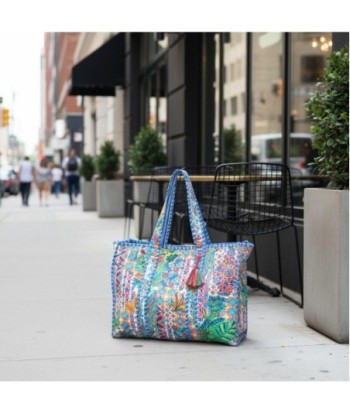 Isla Bonita By SIGRIS Bolso de Algodón Multicolor con Diseño Floral