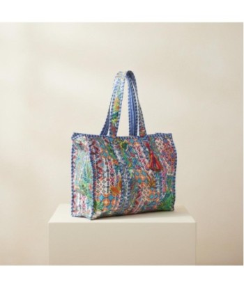 Isla Bonita By SIGRIS Bolso de Algodón Multicolor con Diseño Floral