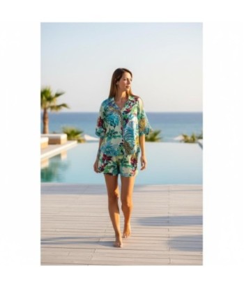 Isla Bonita By SIGRIS Set Camisa y Pantalón Corto de Algodón 100%