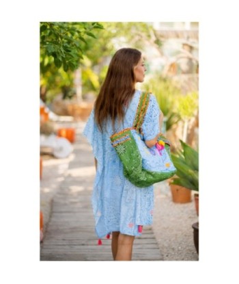 Isla Bonita By SIGRIS Poncho de Algodón 100% con Diseño Estampado