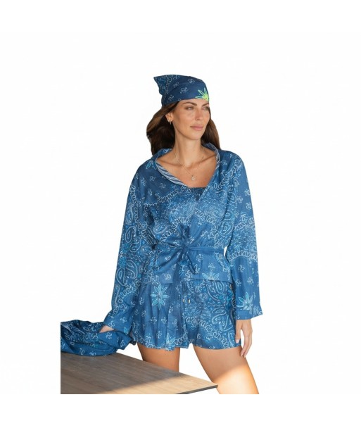 Isla Bonita By SIGRIS Chaqueta de Algodón Estampada con Diseño Bohemio