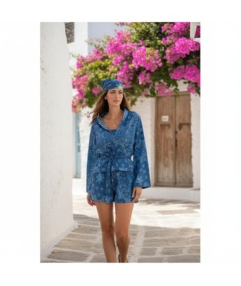 Isla Bonita By SIGRIS Chaqueta de Algodón Estampada con Diseño Bohemio