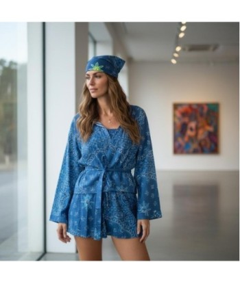 Isla Bonita By SIGRIS Chaqueta de Algodón Estampada con Diseño Bohemio