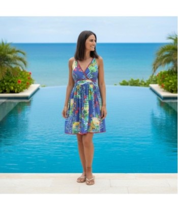 Isla Bonita By SIGRIS Vestido Corto de Verano en Algodón 100%