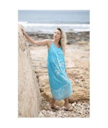 Isla Bonita By SIGRIS Vestido Midi de Verano en Algodón 100%