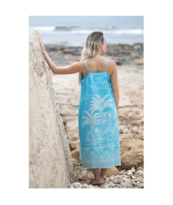 Isla Bonita By SIGRIS Vestido Midi de Verano en Algodón 100%