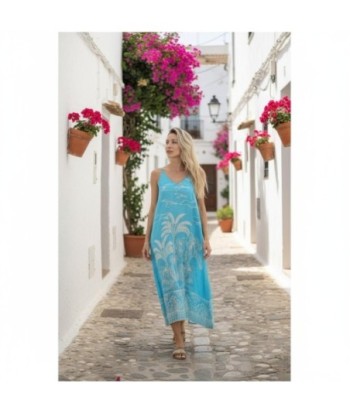 Isla Bonita By SIGRIS Vestido Midi de Verano en Algodón 100%