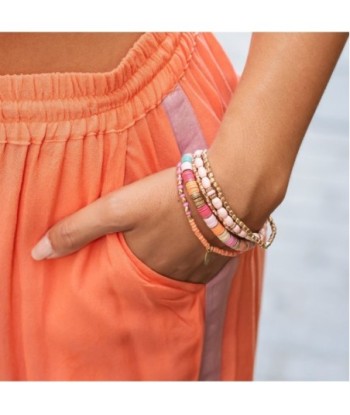 Pulsera de Algodón Crudo para Mujer - Complemento de Moda Isla Bonita Boheme, Estilo Bohemio y Elegante, Ideal