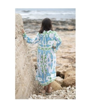 Isla Bonita By SIGRIS Vestido Largo de Algodón con Estampado Floral