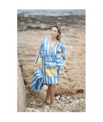 Isla Bonita By SIGRIS Kurta de Algodón 100% con Estampado Marítimo