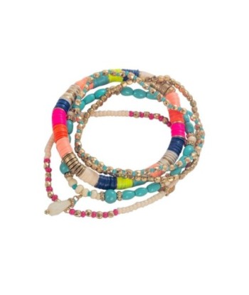 Pulsera de Algodón Crudo para Mujer - Complemento de Moda Isla Bonita Boheme, Diseño Elegante y Versátil, Ideal
