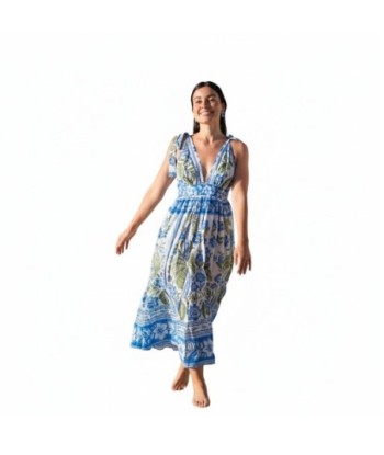 Isla Bonita By SIGRIS Vestido Corto de Algodón con Estampado Floral