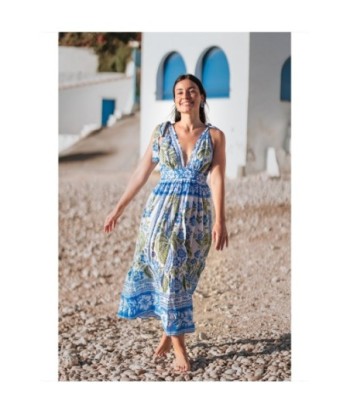 Isla Bonita By SIGRIS Vestido Corto de Algodón con Estampado Floral