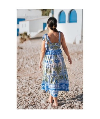 Isla Bonita By SIGRIS Vestido Corto de Algodón con Estampado Floral
