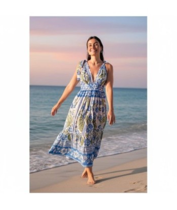 Isla Bonita By SIGRIS Vestido Corto de Algodón con Estampado Floral