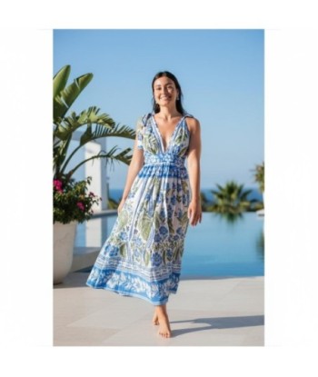 Isla Bonita By SIGRIS Vestido Corto de Algodón con Estampado Floral