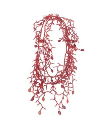 Isla Bonita By SIGRIS Collar de Resina de Poliéster en Rojo Vibrante