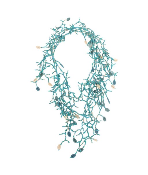 Isla Bonita By SIGRIS Collar de Resina de Poliéster en Tonos Azules