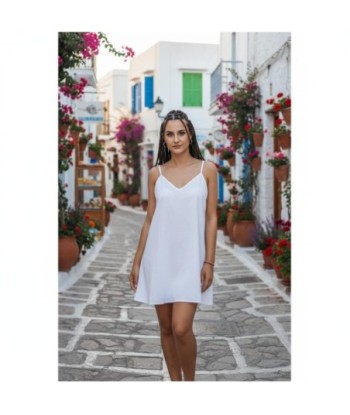 Isla Bonita By SIGRIS Enagua de Verano 100% Algodón en Color Blanco