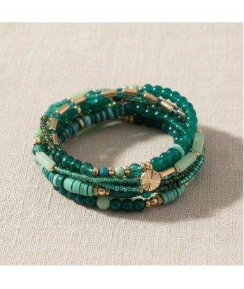 Isla Bonita By SIGRIS Surtido de Pulseras de Resina de Poliéster - Elegancia Colorida