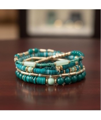 Isla Bonita By SIGRIS Surtido de Pulseras de Resina de Poliéster - Elegancia Colorida