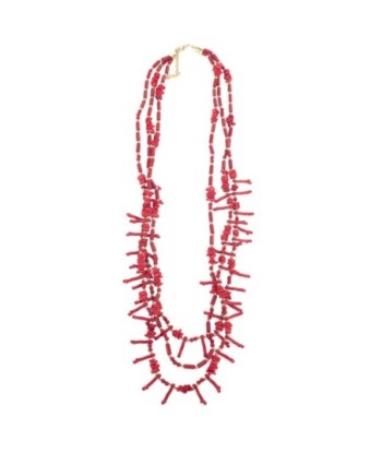 Isla Bonita By SIGRIS Collar de Resina de Poliéster en Rojo Vibrante