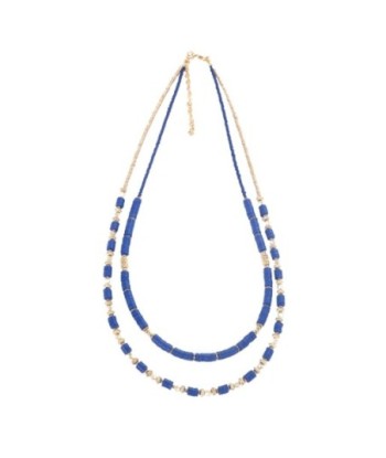 Collar de Algodón Azul para Mujer - Regalos Originales y Joyas de Moda Isla Bonita Boheme