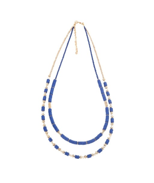 Collar de Algodón Azul para Mujer - Regalos Originales y Joyas de Moda Isla Bonita Boheme
