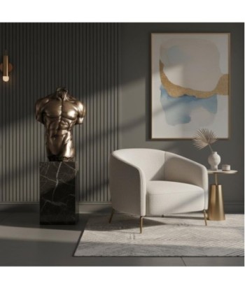 Figura Torso Hombre de Resina con Detalles Realistas para Decoración