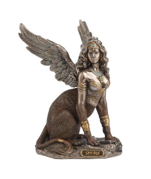 Figura Esfinge De Tebas de Resina, Decorativa y Detallada para el Hogar