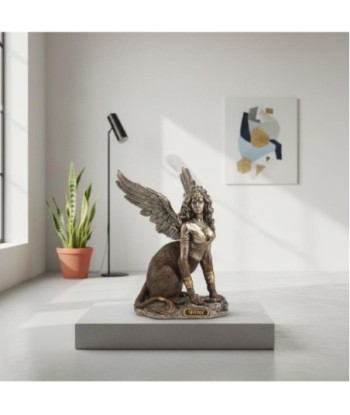 Figura Esfinge De Tebas de Resina, Decorativa y Detallada para el Hogar