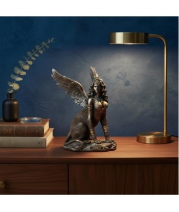 Figura Esfinge De Tebas de Resina, Decorativa y Detallada para el Hogar