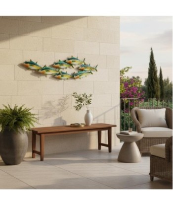 Adorno Pared Peces de Metal para Decoración Costera y Nautica