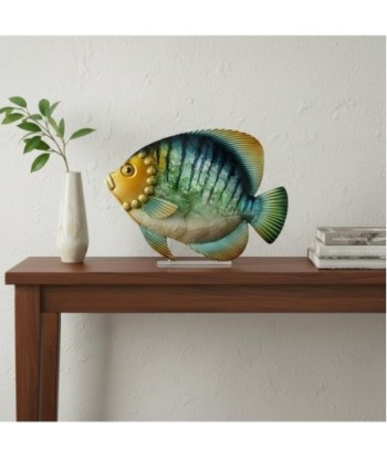 Adorno Pared Pez de Metal para Decoración del Hogar - Estilo Marítimo