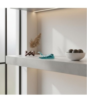 Pisapapel Raya de Vidrio Turquesa - Diseño Moderno y Decorativo