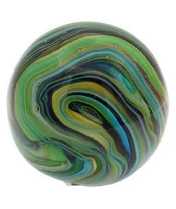 Pisapapel de vidrio multicolor con diseño abstracto y moderno