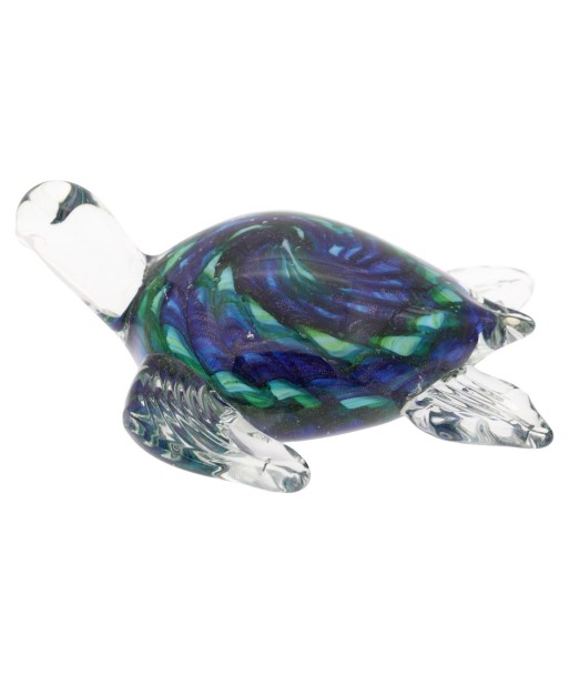 Pisapapel Tortuga de Vidrio Color Azul y Verde - NOVEDAD