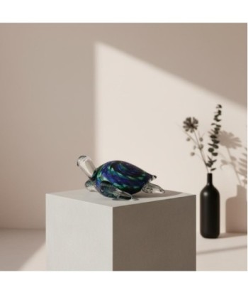 Pisapapel Tortuga de Vidrio Color Azul y Verde - NOVEDAD